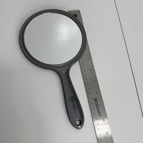 Vintage Gray Goody 10.5” Handheld 2 Sided Mirror Regular & Magnifying Hang - Picture 7 of 7